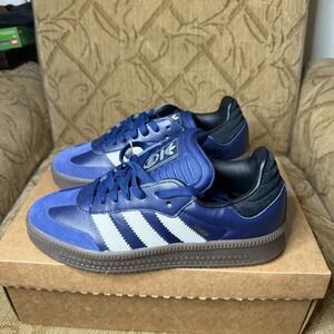 Adidas Samba XLG Dark Blue White Navy Gum IE9179 Men's Size 7.5 New